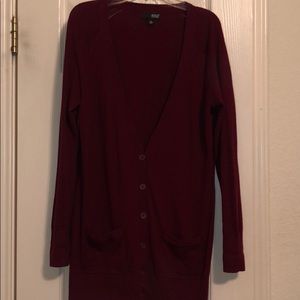 Anna maroon sweater